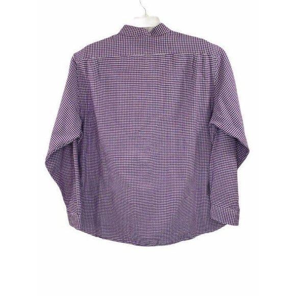 CREMIEUX Classics Men's Shirt Purple Sz 2X Checks Long Sleeves Button Down - Picture 10 of 10